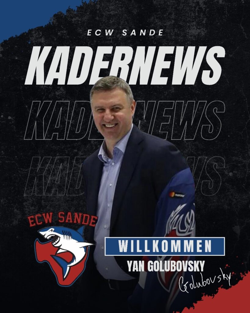 Yan Golubovski neuer Cheftrainer der Jadehaie