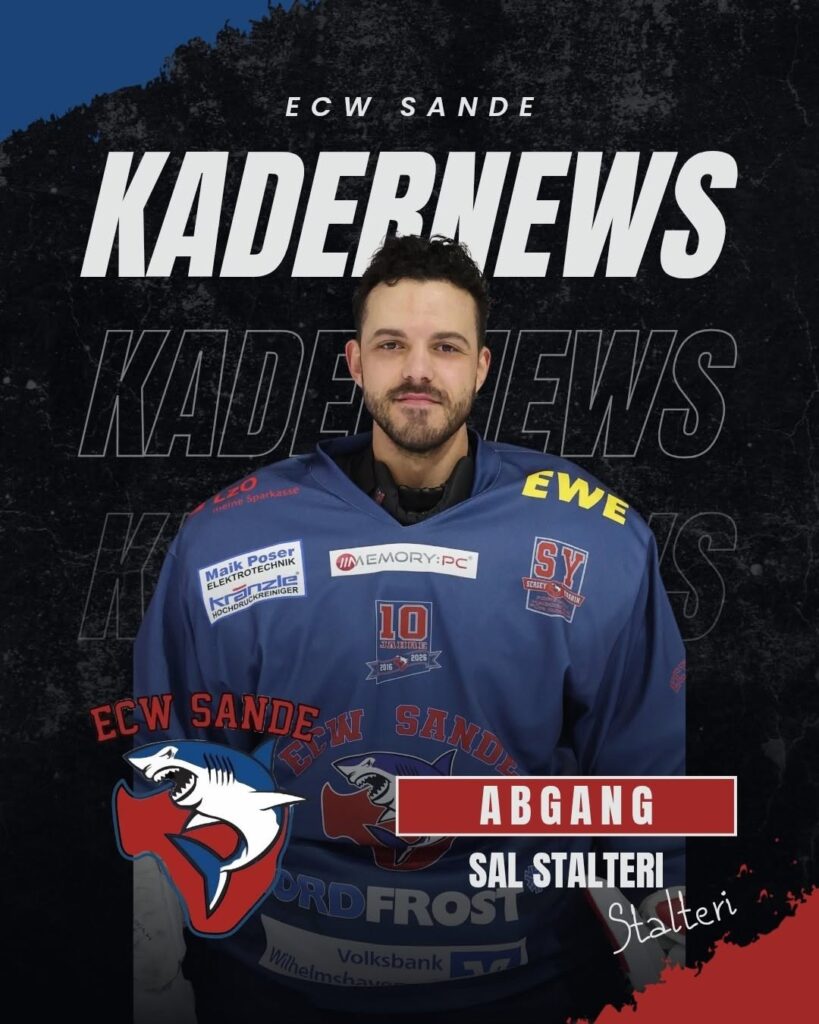 Sal Stalteri verlässt die Jadehaie